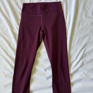 Dark Purple Athletic Leggings